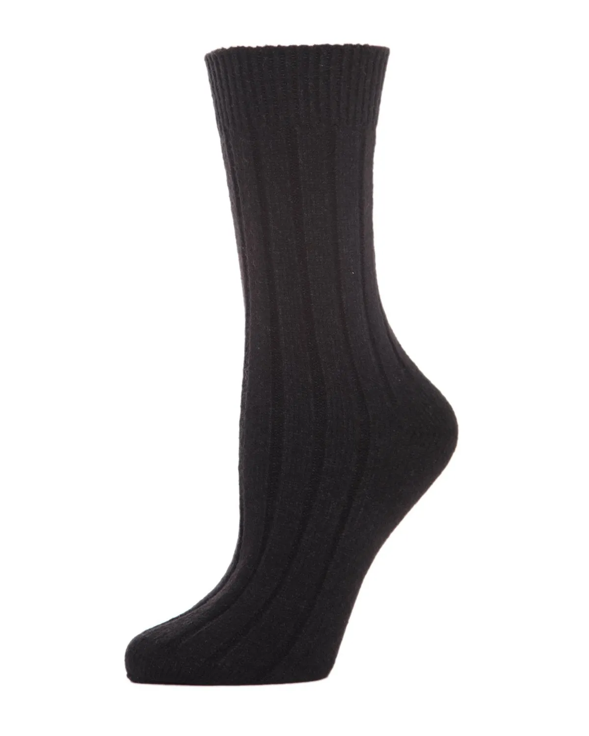 Women's Neutral Ribbed Knit Essential Boot Socks