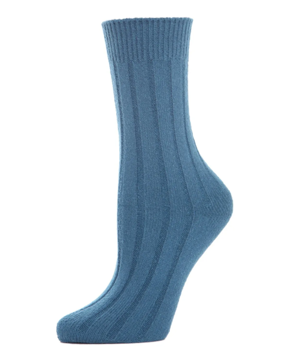 Women's Neutral Ribbed Knit Essential Boot Socks